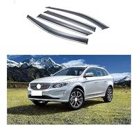 4pcs Car Wind Deflectors Side Door Window Visor for Volvo XC60 2014 2015 2016 2017, Car Deflector Windproof Rain Smoke Guards Vent Cover Shield Accessories
