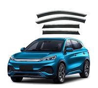 4pcs Car Window Wind Deflectors,For BYD Yuan PLUS ATTO 3 2022+ Front Rear Side Window Wind Sun Rain Visor Deflector Awnings Rainproof Window Car Side Window Deflector