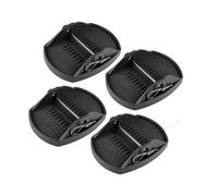 4Pcs Caravan Steady Pads Black Caravan Leg Foot Pads Rv With Pins