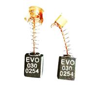 4pcs Carbon Brushes for RAGE3-S & Fury 3-S Miter Saws 210mm E113, 6x11x16mm Replacement Motor Brushes for Power Tools, Compatible with Evolution Rage 3-S and Fury 3-S