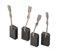 4Pcs Carbon Brushes Replacement for Angle Grinder Wq 1400/Wq 1000 Series 5X10X16Mm Electric Motor Parts Carbon and Metal Construction for Repairing Intermittent Motors in Power Tools