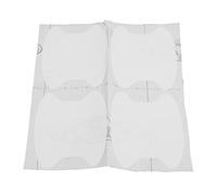 4pcs Carbon Fiber Anti-Scratch Door Handle Bowl Cover - Car Truck Protector Stickers (B (white))