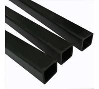 4pcs Carbon Fiber Outer-Inner Square Tube Outside-Inside Width 3-2, 4-2, 4-3, 5-2, 5-3, 5-4, 6-2, 6-3, 6-4, 6-5mm,Length 500mm(4x4x2x2x500mm-4pcs)