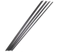 4pcs Carbon Fiber Rods, For RC Airplane Matte Pole 2mm 1mm 1.5mm 2.5mm 3mm 4mm 5mm 6mm 7mm 8mm 10mm 11mm 12mm Diameter 500mm (Color : 4pcs 1mm)
