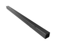 4pcs Carbon Fiber Square Tubes 20 inch, ID 1-6mm Composite Material Rods 1.7mm-10mm OD(5x5x4mm)