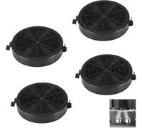 4Pcs Carbon Filter For Cooker Hoods,Activated Carbon Filter Compatible With Logik L60CHDB21 L60CHDX21 L90CHDX21, Carbon Charcoal Filters Replacement Extractor Vent Fan,113mmx19mm (4PCS)