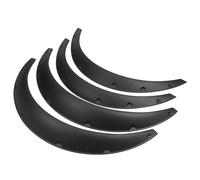 4Pcs Carbon Look Wheel Arch Fender Flares Cover Trim Mudguards Protective Lip Anti-Scratch Strips Universal Car Accessories
