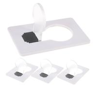 4Pcs Card Shaped LED Night Portable Handbag Lights Easy Access and Finding Items Purses Warm Glow Lightweight for Emergency Use