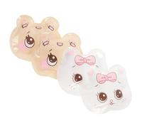 4pcs Cartoon Animal Cooling Ice Packs Mini Portable Knock on Design | PE and Water Urea Fill, Significant Cooling Effect, for Home Use the Go