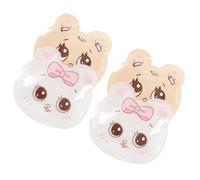 4pcs Cartoon Animal Ice Bead Cooler Pack Mini Portable Picnic | PE and Water Urea Fill, Knock-on Design, Significant Cooling Effect, Outdoor On-the-go Use