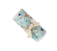 4PCS Cartoon Crib Protectors Breathable Cover for Infant Bed Washable No-Tool Setup Breathable Cotton Crib Rails Cover Soft Edges Protectors Crib Rails Guard