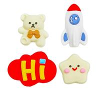 4pcs Cartoon Stickers for Kid - Waterproof Vinyl Stickers | Stickers | Three-Dimensional Stickers | Waterproof Stickers for Laptops, Refrigerators and Luggage