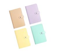 4PCS Cash Envelopes Friendly Cash Book Envelope Challenge Binder Bill Folder, Light color 2, Mass Beauty