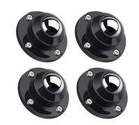 4Pcs Caster Wheels, Swivel Universal Caster Sticky Pulley for Bins, Storage Boxes, Furniture, Trash Can, Low Profile Castor for Office Kitchen