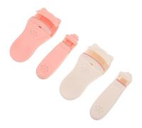 4pcs Cat Pad Mini Eyelash Curlers for Lasting Curl, Portable Plastic | Lightweight Makeup Tool, Suitable for Eye Shapes, Cat Pad Shape, Set