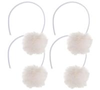 4Pcs Cat Scratching Post Ball Replacement Toy with Bell for Cats | Plush Spring Ball, 23x4.5x4.5cm Size, Home Use, Cat Tree Tower Accessory