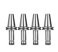 4Pcs CAT40 Tool Holder ER16 Collet Chuck Set Length 4/100mm Chuck Tool Holder Set Mill Holder for CNC Engraving Machine Milling Lathe(4Pcs CAT40-ER16-100)