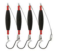 4PCS Catfish Floats Rigs High Visibility Fishing Bobber Cat Fishing Floats Catfish Rattle Floats Foam Peg Floats