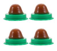 4pcs Catnip Ball Lollipop Pet Snack for Cats and Kittens with Catnip Material and Cover, Fun Edible Kitten Treats that Increase Appetite and Provide Playful Energy for Indoor Use