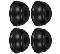 4pcs Ceiling Fan Canopy Mount Black Iron Cover for 42.5mm Hole | Dome Conceals Hardware, Matte Finish, Quick Setup for Sloped Ceilings, Home Renovation, Pendant Chain Canopy