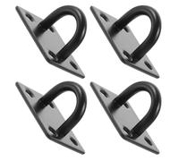 4pcs Ceiling Hook for Secure Hanging U Shaped Stainless Steel Black | Outdoor Gazebos, Versatile Use, Easy Installation, Smooth Surface, Modern Minimalist Style