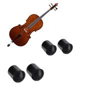 4PCS Cello Rock Stop, Cello Endpin Stopper, Rubber Cello Endpin, Prevent Cello Double Bass Movement and Slipping, Rubber Cello Endpin Tip