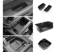 4PCS Center Console Organizer Tray Compatible with 2020-2024 Land Rover Defender 90 110 130 (ONLY for No Refrigerator Version) Armrest Storage Box Door Handle Pocket Insert Interior Accessories