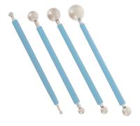 4pcs Ceramic Clay Ball Stylus Double Ended Clay Sculpting Tool