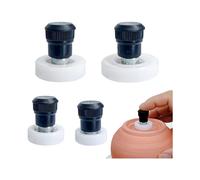 4Pcs Ceramic Clay Finishing Tool with Hand Protection Pottery Wheel Trimming Tools Pottery Suitable for Clay Enthusiasts