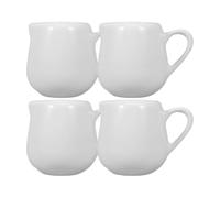 4Pcs Ceramic Creamer Set Mini Milk Jugs for Coffee