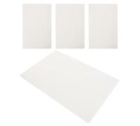 4pcs Ceramic Fiber Fireproof Insulation Board 1260f White