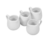 4Pcs Ceramic Milk Jugs Mini Creamer Pitchers for Coffee