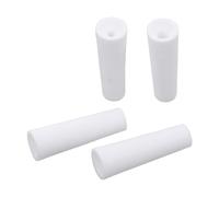 4pcs Ceramic Sandblaster Gun Nozzle Tip Set for Large Cabinets | 2/2.5/3/3.5mm Id Sizes, Stable Jet Accuracy, Easy Installation, White Ceramic Replacement