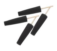 4pcs Ceramic Shaping Sponge for Artists, Black Sponge Wood Tool