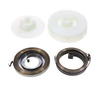 4Pcs Chainsaw Recoil Starter Pulley Spring Kit Fit Chainsaw 4500 5200 5800 45cc 52cc 58cc Home Garden Tools Lightweight Spring Fit and Dress