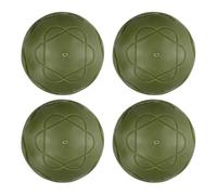 4pcs Chair Foot For Pads for Camping and Outdoor Chairs, Plastic Covers with Spherical Design to Prevent Legs from Sinking into Mud or Uneven Surfaces (Green)