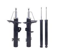 4PCS Chassis Shock Absorber Compatible with BMW X3 E83 2.0d 2.0i 2.5i Front Rear Axle Shock Absorber Suspension Strut Steering 33503451402 33503413790