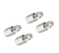 4PCS Check Engine Light CEL Mini Catalyst O2 Spacer Adapter M18X1.5 Sensor Spacer Adapter Oxygen Lambda O2 Sensor
