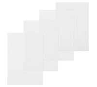 4pcs Check Reader Maintenance Card for Scanners and Ic Readers | Dust and Oil Removal, Error Reduction, Compact White Wood Pulp Polyester, for Banks and Financial Offices
