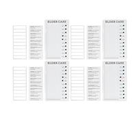 4pcs Checklist Board, DIY Production Recyclable Portable Chore Checklist Detachable Chore Chart for Home Office DIY Message Travel Plan (Elder Care)