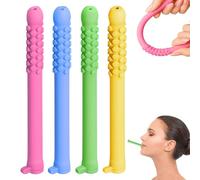 4Pcs Chewable Breathers, Silicone Essential Oil Chew Sticks,Portable Focus Support for Study and Work, Aid with Natural Aromatherapy, Stress Relief Tool for Adults