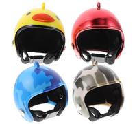 4pcs Chicken Helmet for Domesticated Poultry, Reusable Plastic
