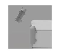 4Pcs Child Kid Protector Glass Table Corner Guard Edge Protection Cover Grey