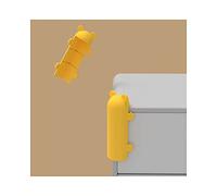 4Pcs Child Kid Protector Glass Table Corner Guard Edge Protection Cover Yellow