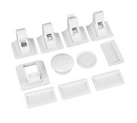 4pcs Child Safety Magnetic Locks with Concealed Design, Multi Purpose Adjustable Baby Proofing Drawers Cabinet Locks, with Key