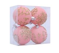 4Pcs Christmas Baubles for Christmas Tree Hanging Ball Ornament for Wedding Winter Holiday Party Table Centerpieces Holiday Tree Hanging Decorations