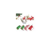 4pcs Christmas Money Box, Candy Christmas Money Holders for Cash, Xmas Cash Holders Gift Cards Party Supplies with Clear Bags, DIY Surprise Moneys Pull Pouch Kit for Kids Adult Presents A