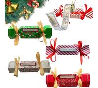 4PCS Christmas Money Box Cash Gift Pull,Christmas Money Cracker Surprise Gift Boxes,Candy Shape Party Supplies For Christmass Kids Adults Gifts (4PCS)