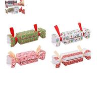 4PCS Christmas Money Box for Cash Gift Pull,Candy Christmas Money Holders for Cash with 40Pcs Transparent Envelopes,Merry C-hristmas M-oney Box for C-ash Gift,Funny Xmas M-oney Pull B-ox
