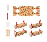 4PCS Christmas Money Box for Cash Gift Pull,DIY Candy Christmas Money Holders for Cash,Funny Surprise Box Money Gift Box with 40 Transparent Bags,for Xmas Home Holiday Party Decor